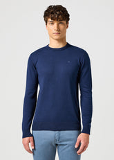 Wrangler Męska Bluza Knit Sweater Navy 112357427 W8F2017358
